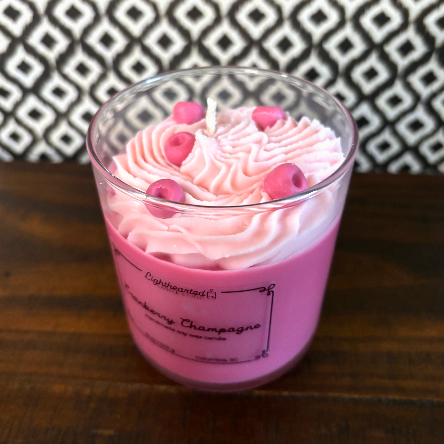 Cranberry Champagne Candle