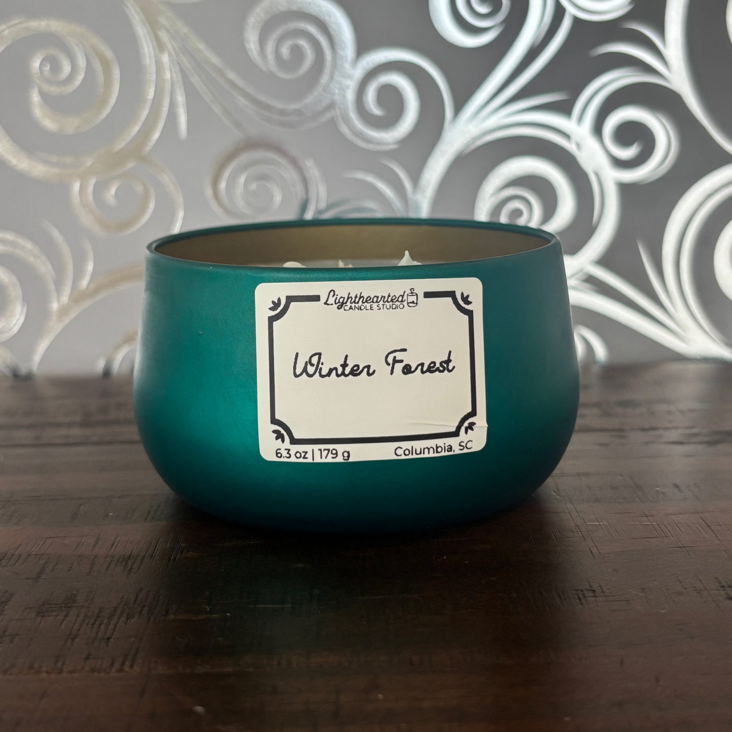 Christmas Wreath Candle