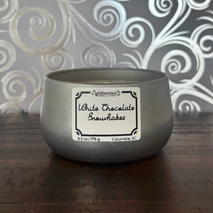 White Chocolate Snowflakes Candle